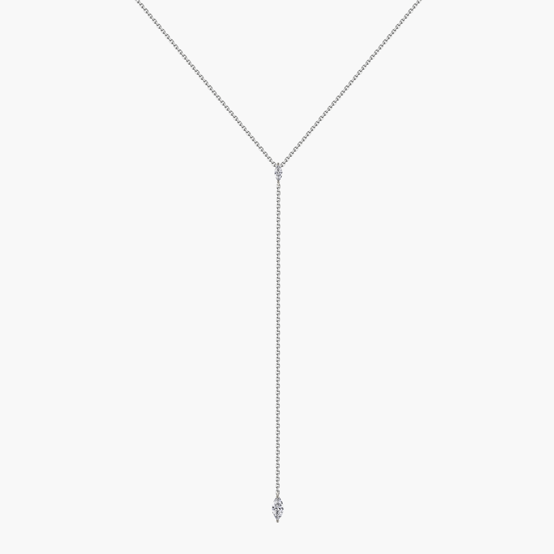 Marquise Lariat Necklace
