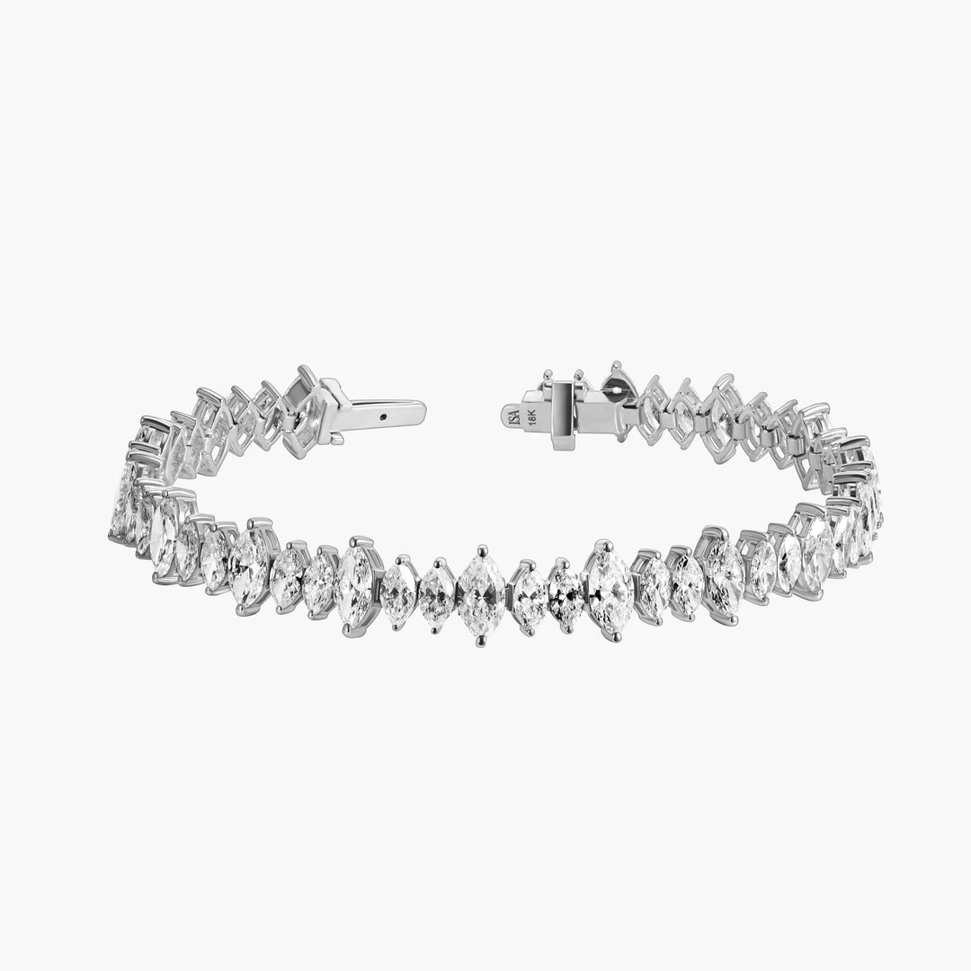 Diamond Spark Marquise Tennis Bracelet