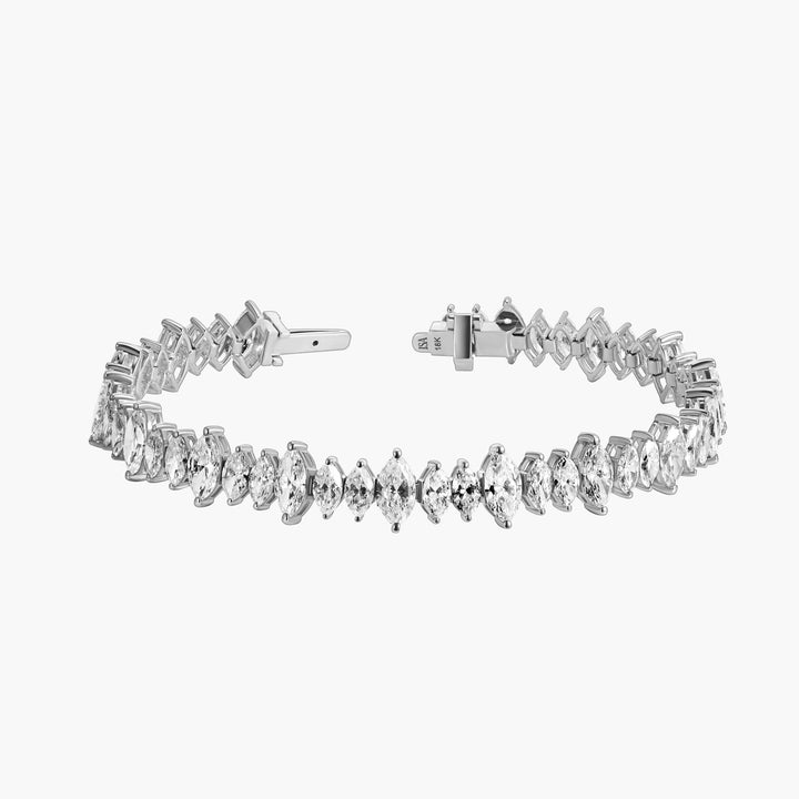 Diamond Spark Marquise Tennis Bracelet