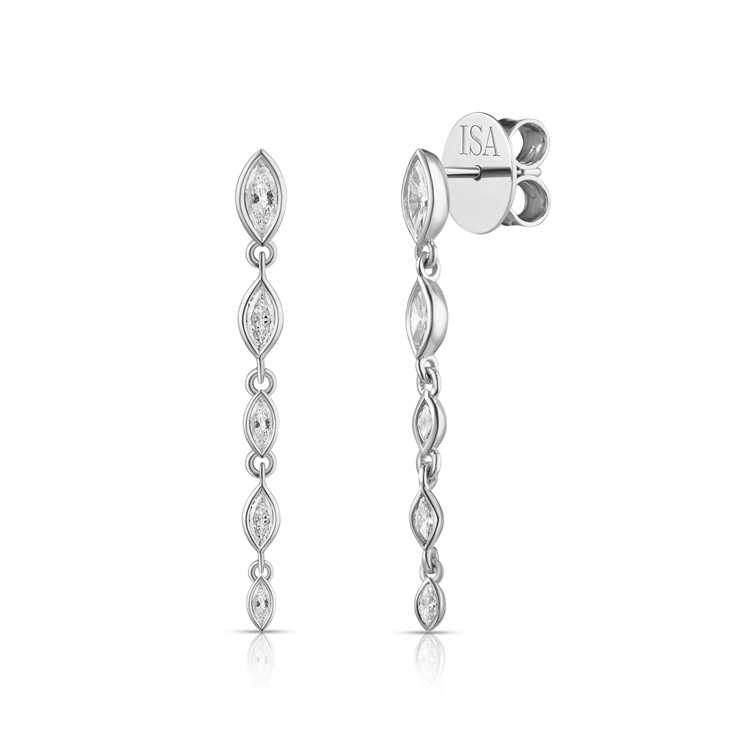 Marquise Drop Stud