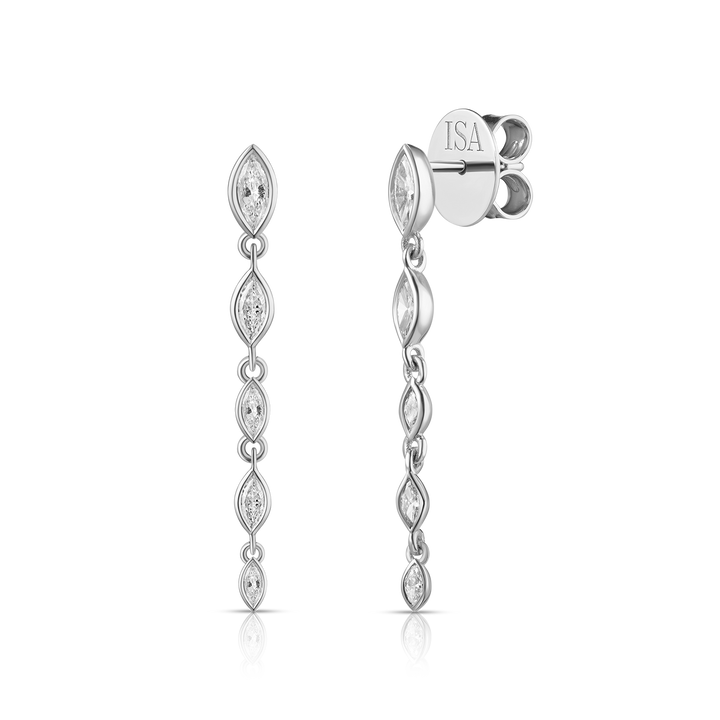 Marquise Drop Stud
