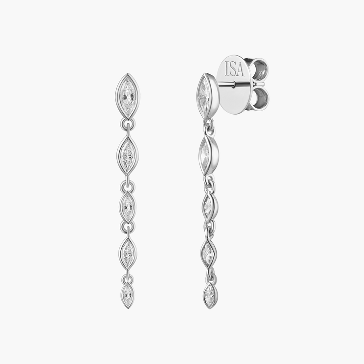 Marquise Drop Studs