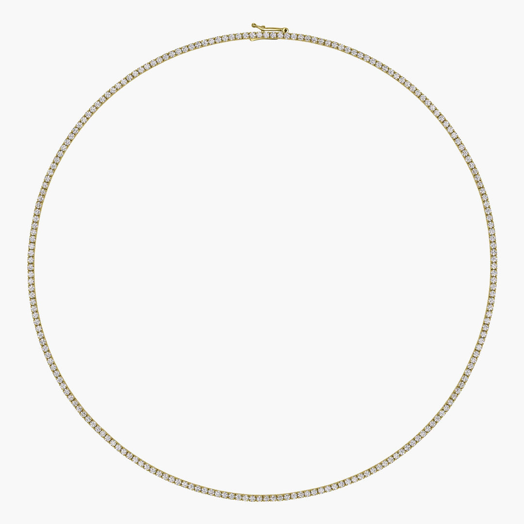 Mini Diamond Tennis Necklace
