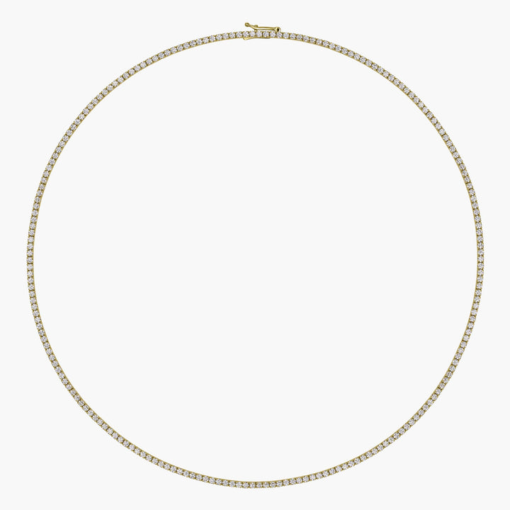 Mini Diamond Tennis Necklace
