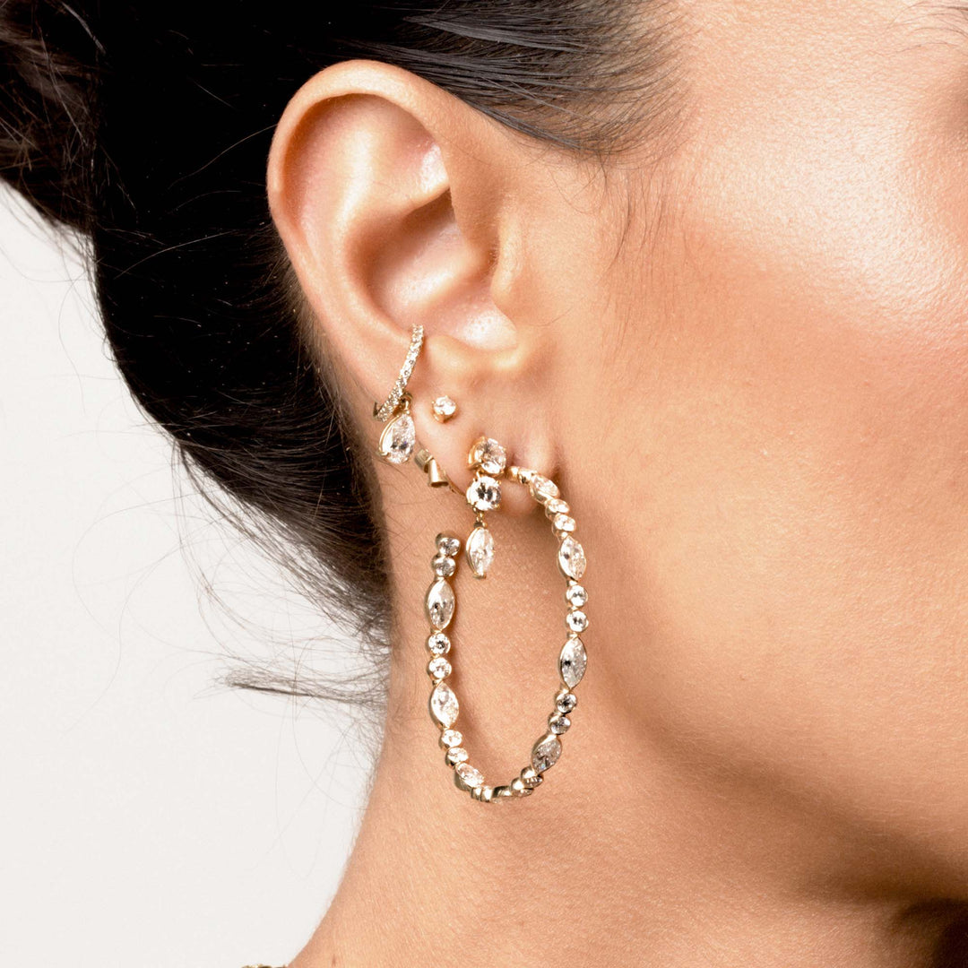 Trinity Spark Marquise Studs