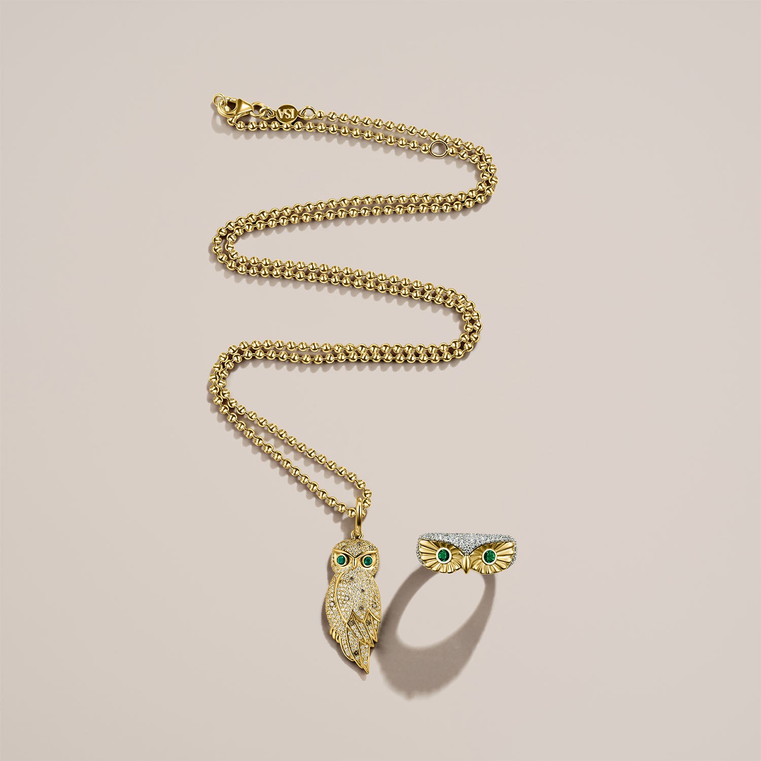 Owl Pendant Necklace – ISA GRUTMAN
