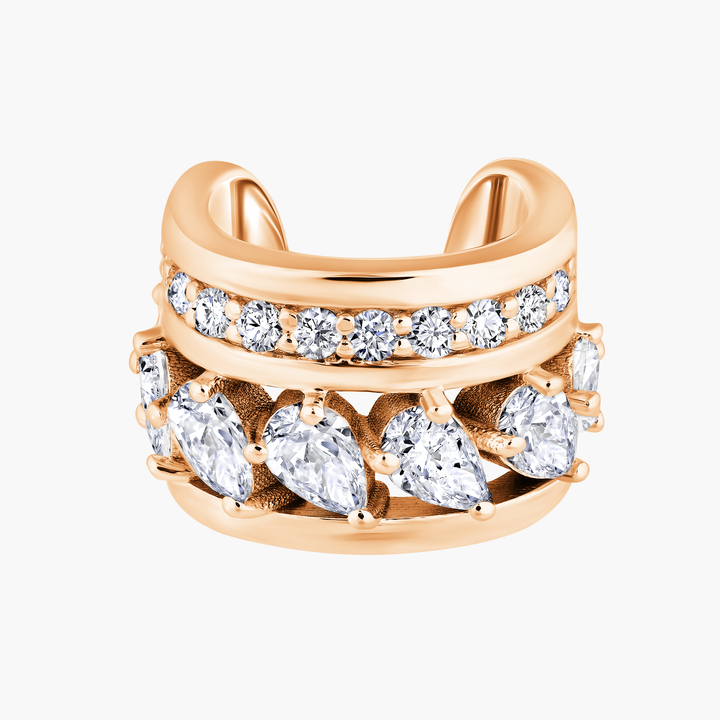 Pear Diamond Ear Cuff