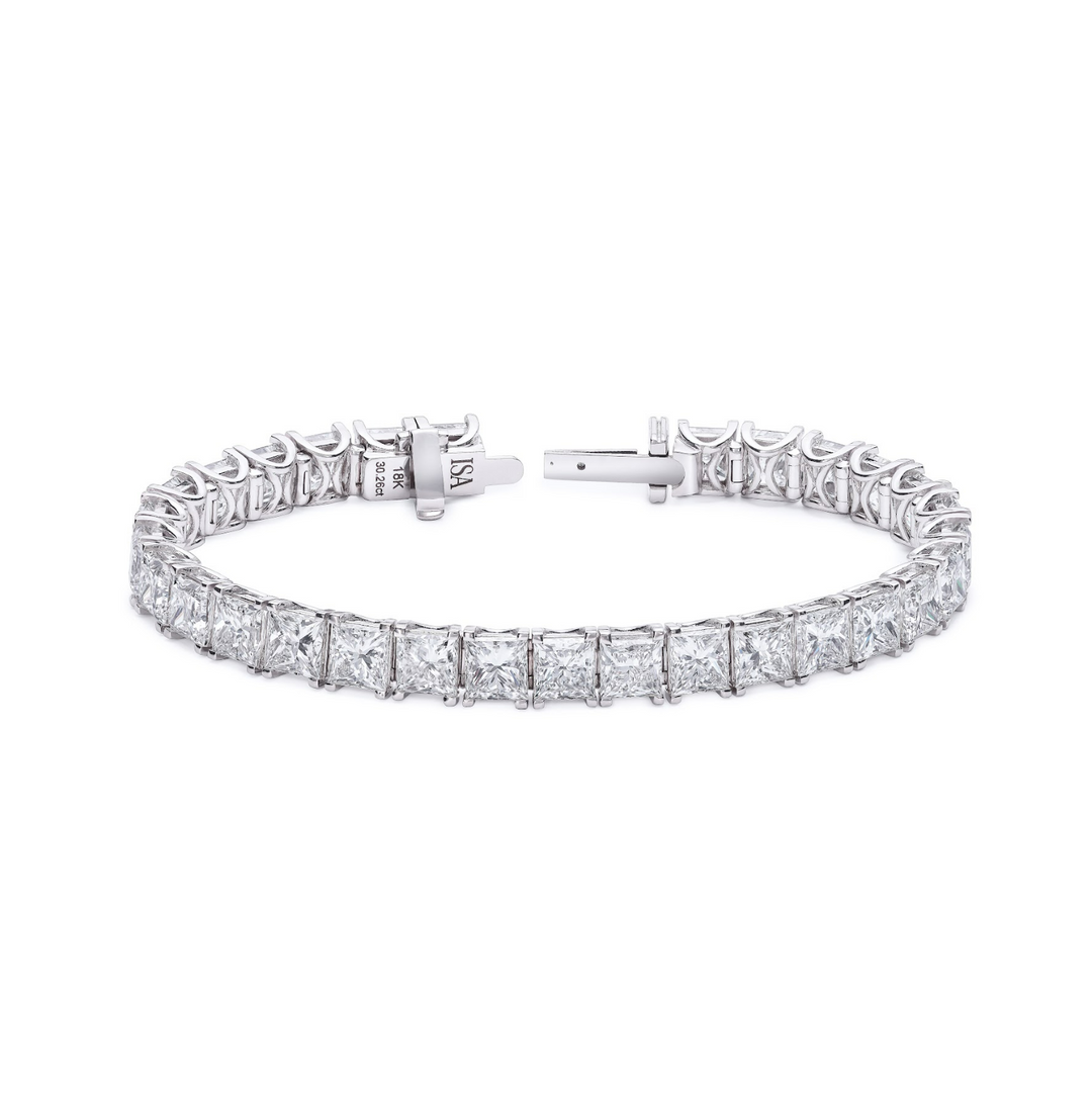 Princess Cut Tennis Bracelet