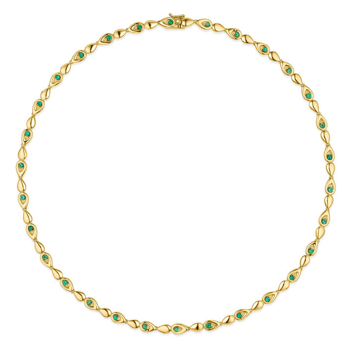 Point Emerald Necklace