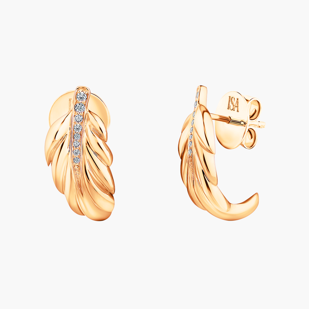 Small Leaf J Hoop