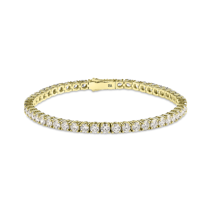 Large Diamond Tennis Bracelet