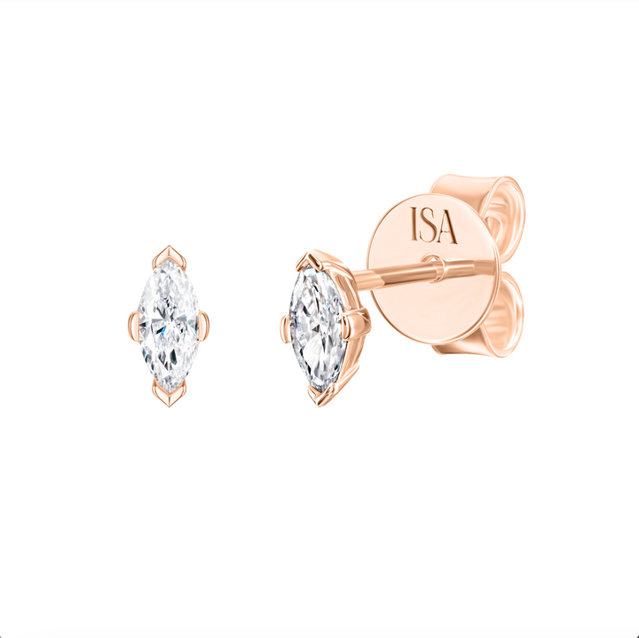 Marquise Diamond Studs